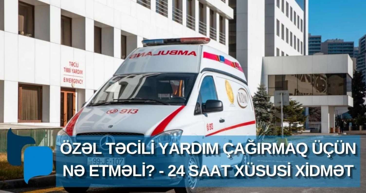 Ağır xəstələr üçün özəl təcili tibbi yardım  - 24 saat xidmətinizdə - VİDEO