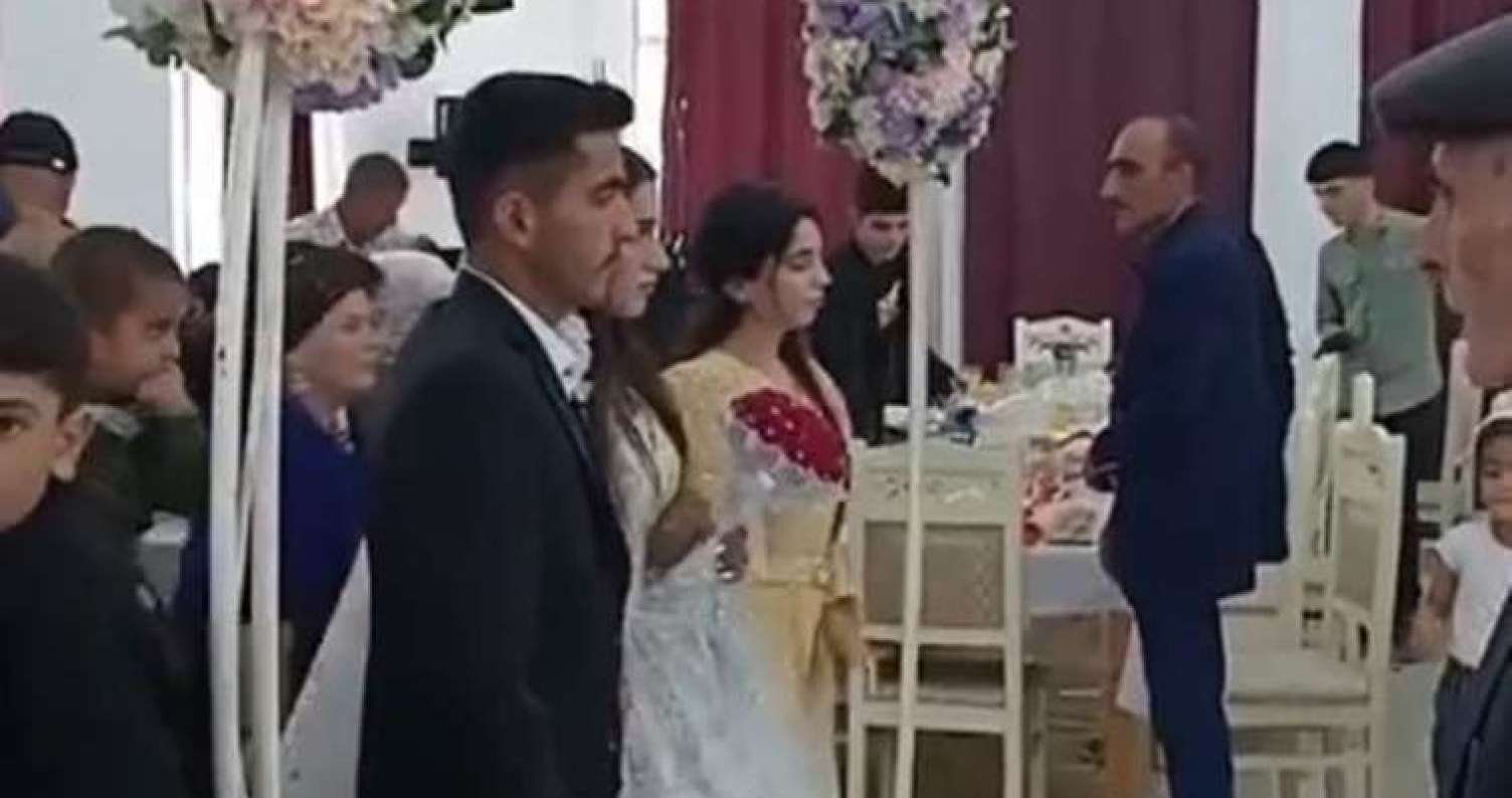 Əfsanənin yasa dönən toyundan görüntülər -  VİDEO