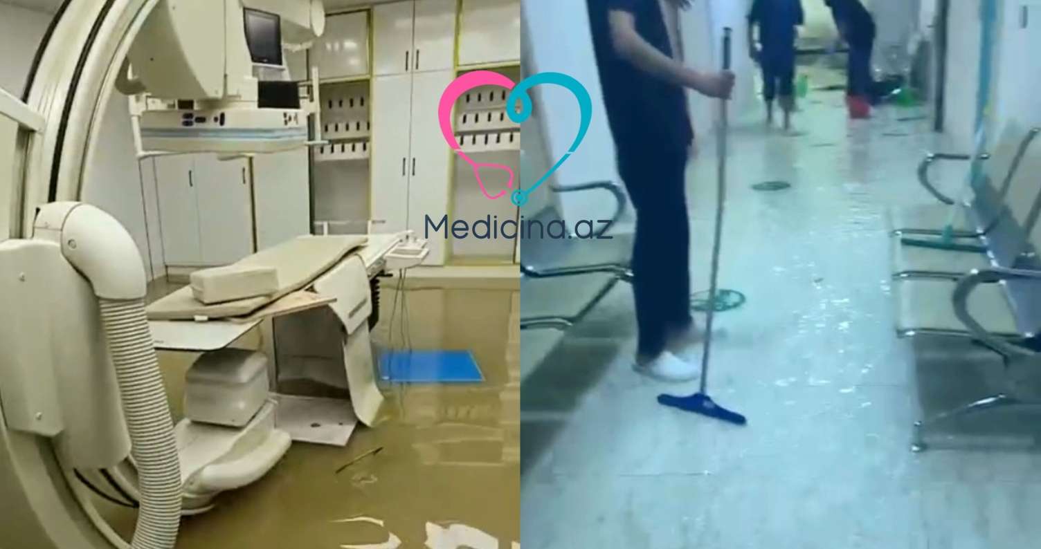 İki xəstəxananı su basdı –  MRT və əməliyyat otaqları sıradan çıxdı - VİDEO