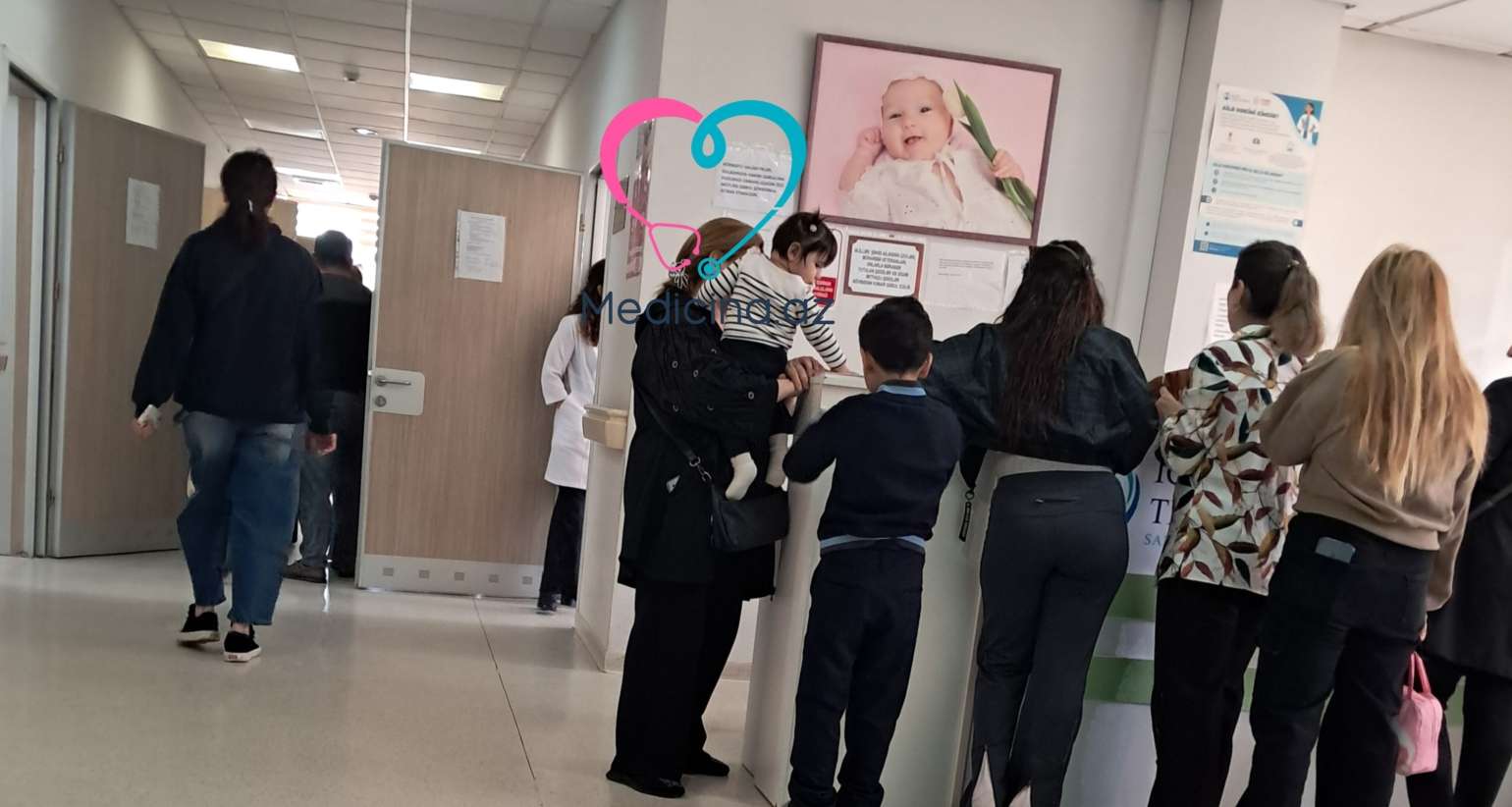 39 nömrəli poliklinikada biabırçılıq -  Sistem çökdü, sıxlıq yarandı - FOTO