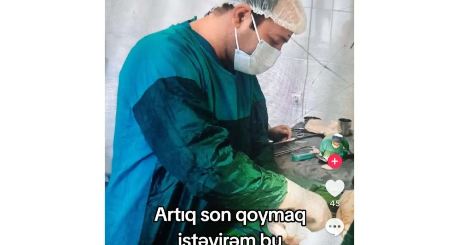 Vəfat edən həkimin paylaşımları diqqət çəkdi -  FOTO