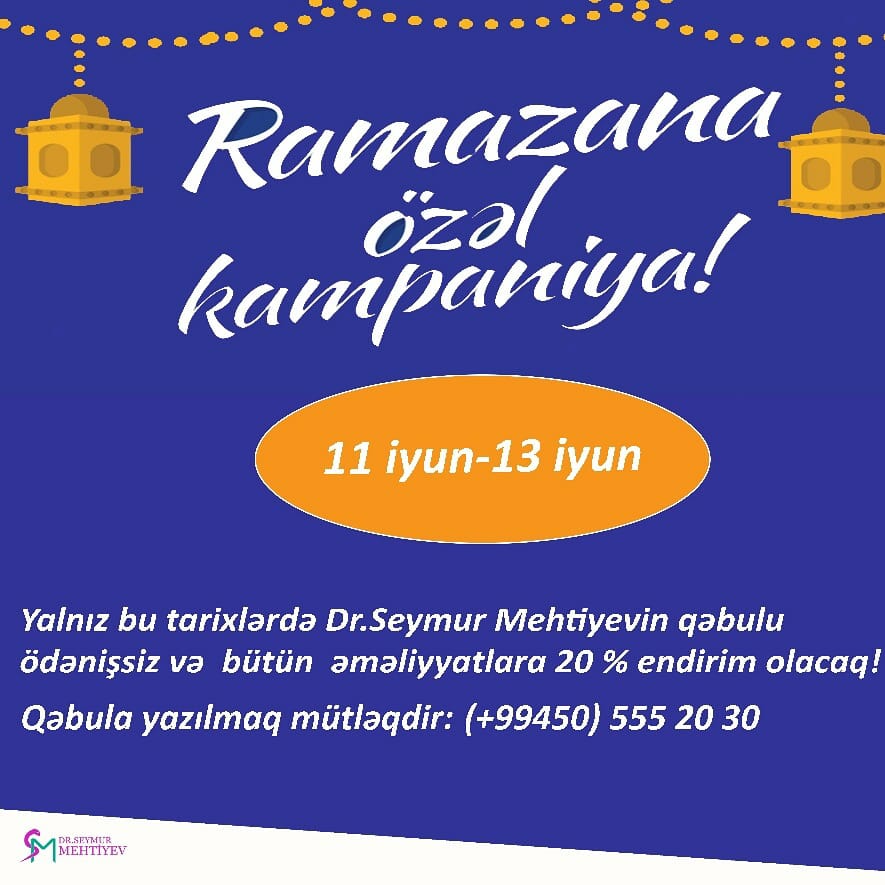 Uroloji əməliyyatlara endirim -  Məşhur uroloqdan Ramazan kampaniyası/ TƏLƏSİN