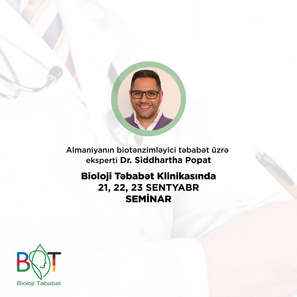 Həkimlərin və Tibb Universitetinin Tələbələrinin Diqqətinə -  Almaniyalı həkimdən Bakıda seminar