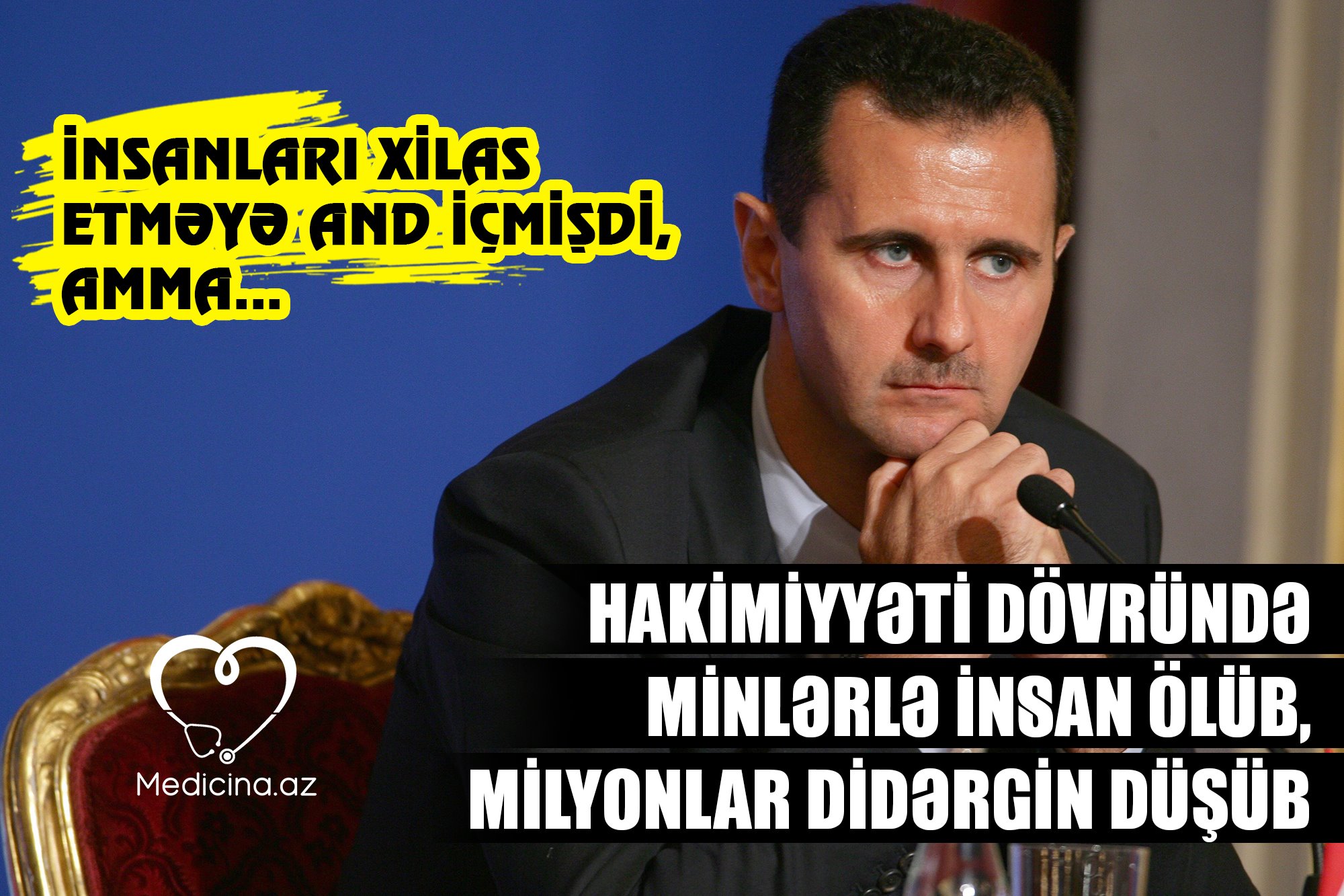  - Hakimiyyəti dövründə minlərlə insan ölüb, milyonlar didərgin düşüb İnsanları xilas etməyə and içmişdi, amma...