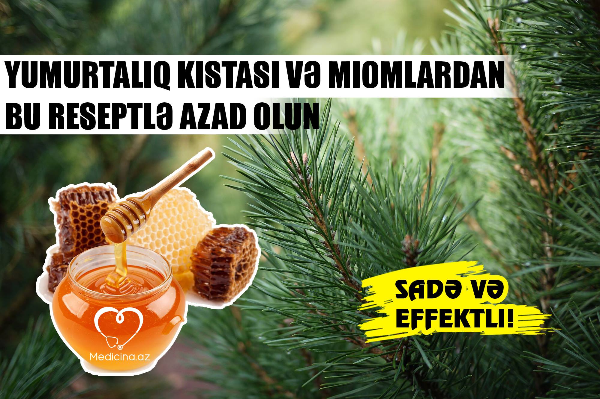 Yumurtalıq kistası və miomlardan bu reseptlə azad olun –  Sadə və effektli! 