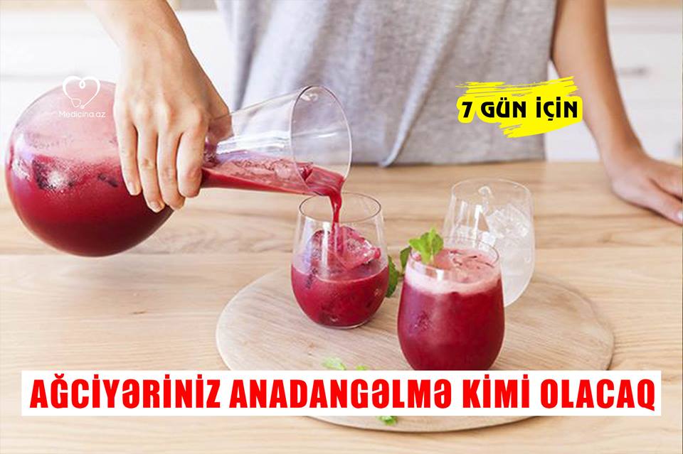 - Ağciyəriniz anadangəlmə kimi olacaq 7 GÜN İÇİN 