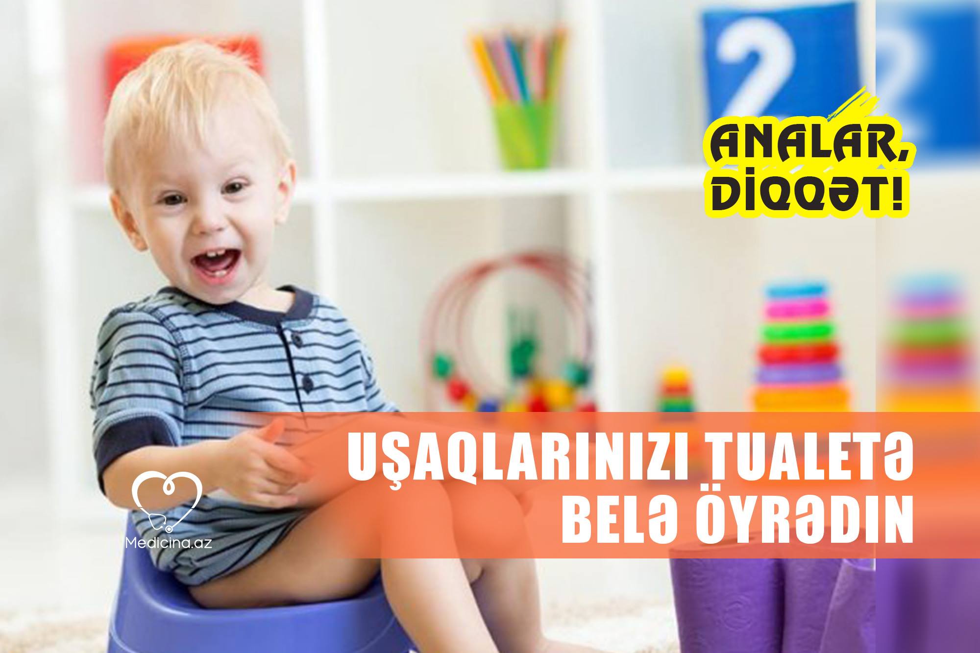  Uşaqlarınızı tualetə belə öyrədin - QAYDALAR / VİDEO Analar, DİQQƏT!