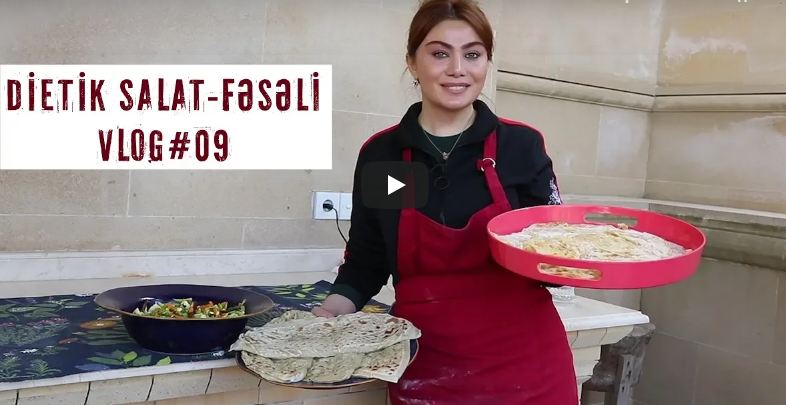 Ruhidən dietik salat və fəsəli resepti -  Hazırlanma qaydası - VİDEO