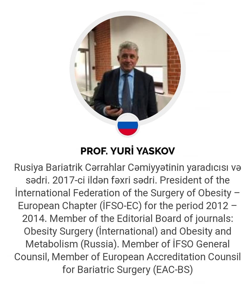 Bakıda V Beynəlxalq bariatrik-metobolik konqres işə başladı –  9 dövlət, 27 əcnəbi, 28 yerli professorun iştirakı ilə