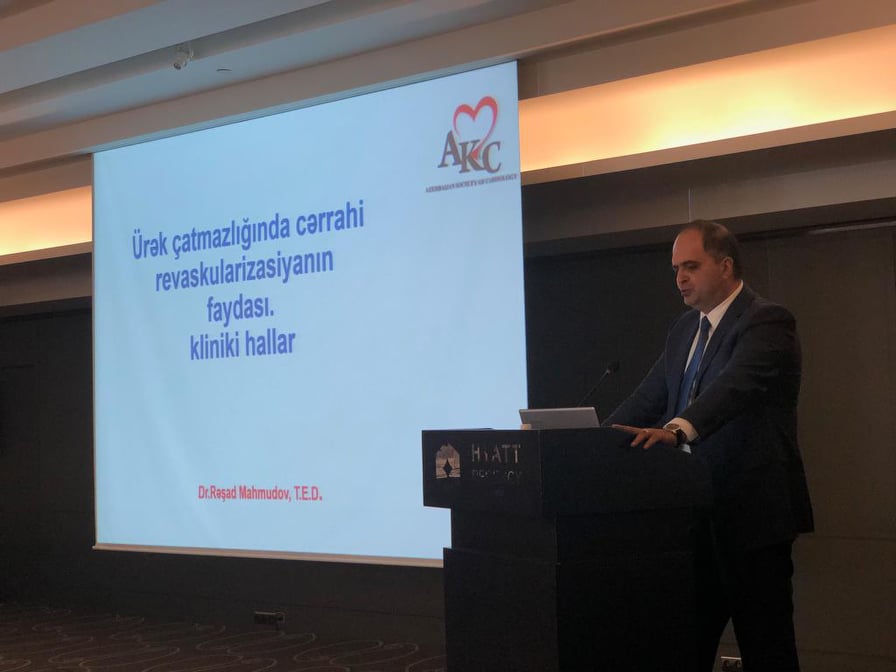 Kəskin ürək çatışmazlığı: yeni müalicə, əməliyyat və reabilitasiya metodları –  Azərbaycan Kardiogiya Cəmiyyətinin konfransı keçirildi-FOTOLAR