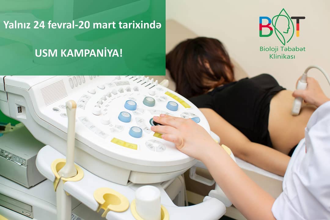 Məşhur klinikadan bayram aksiyaları –  USM müayinədə 1+1