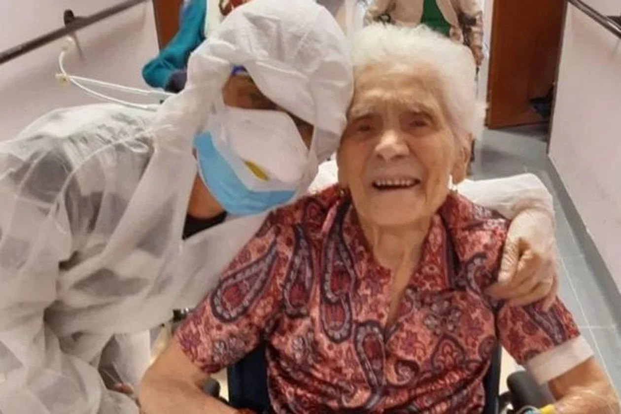İspan qripinə qalib gələn 104 yaşlı qadın koronavirusa da qalib gəldi İTALİYADA