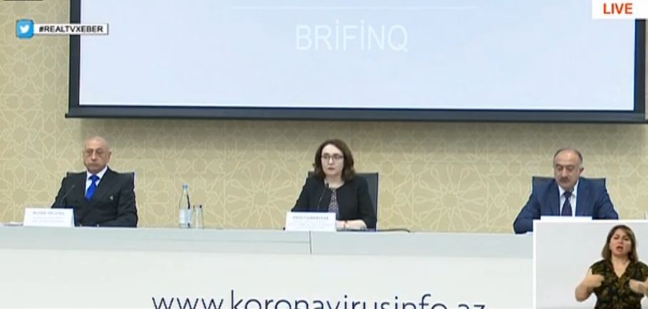 Azərbaycanda koronavirusla bağlı son durum - Brifinq - CANLI