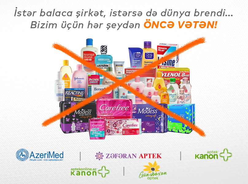 "AzeriMed" “Johnson & Johnson” məhsullarının satışını qadağan etdi  