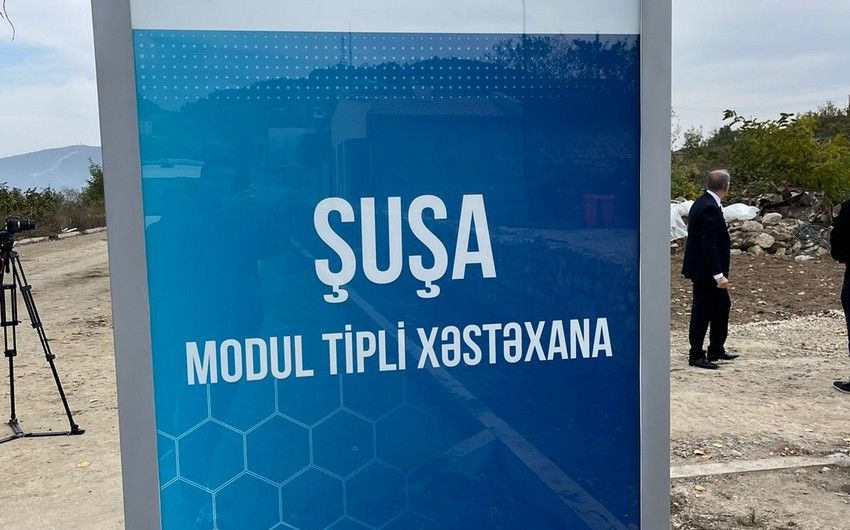 Şuşada ilk modul tipli xəstəxana -  FOTO