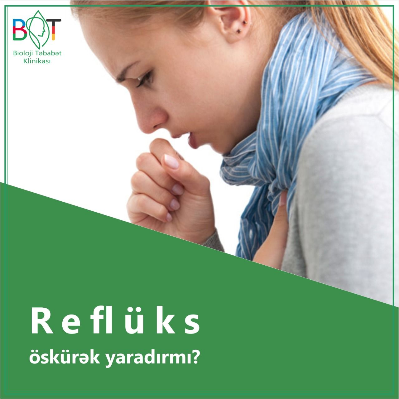 Mədə şirəsi öskürək yaradır -  Reflüks nədir?