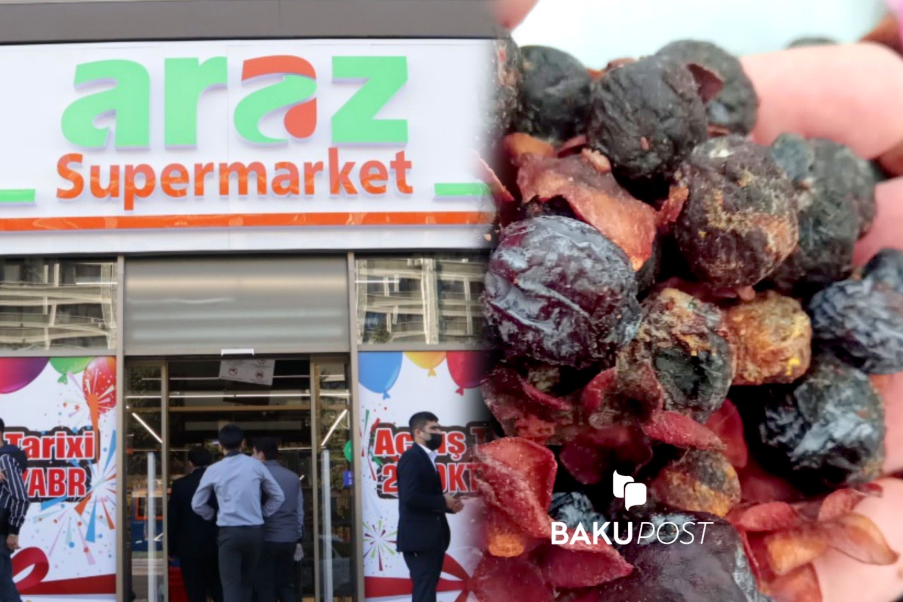 Araz marketdə Novruz “sürprizi”  - Kifli, çürük xurmaları necə yeyək? - FOTO