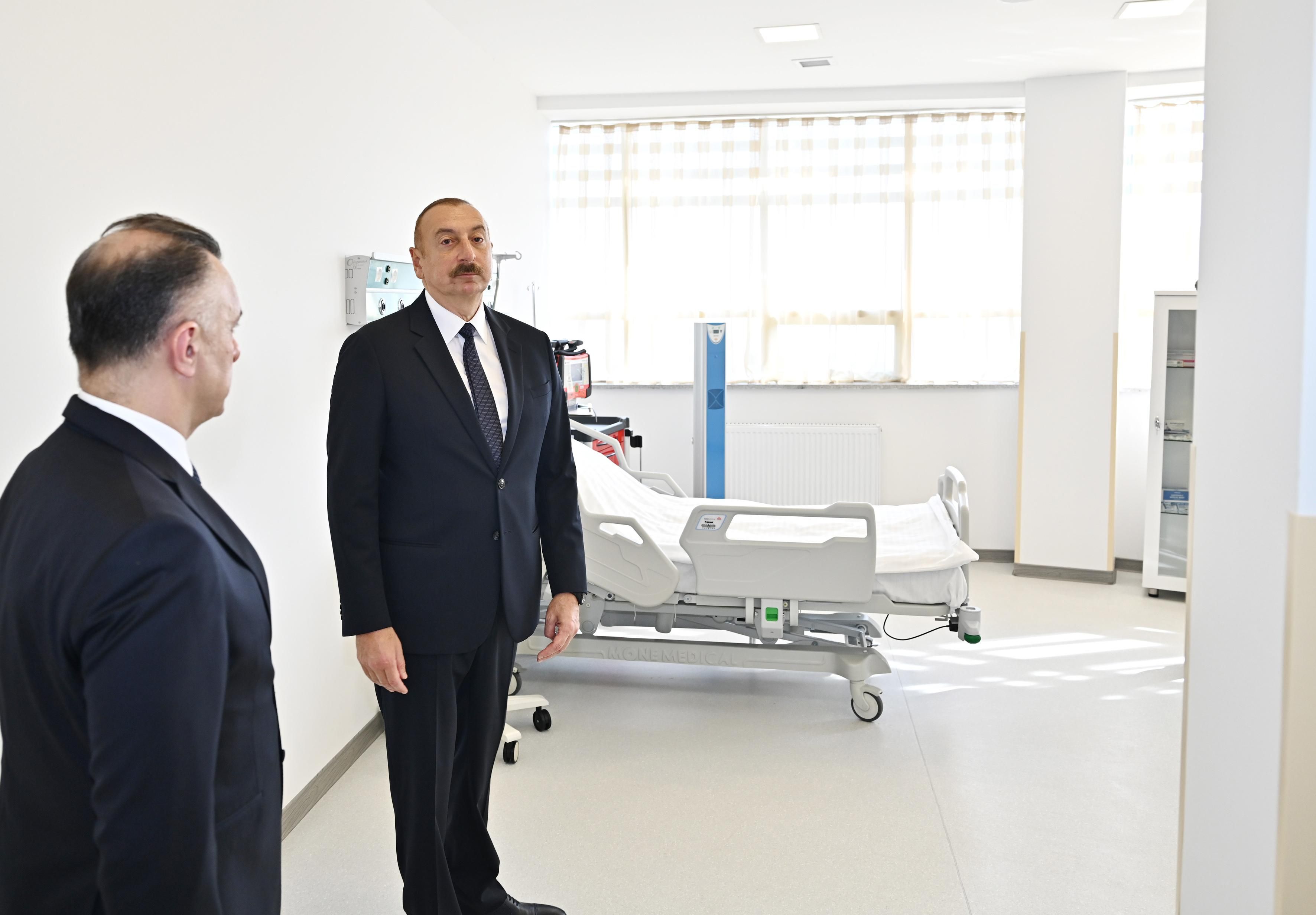 Prezident Vərəm Xəstəlikləri Sanatoriyasının açılışında -  FOTO