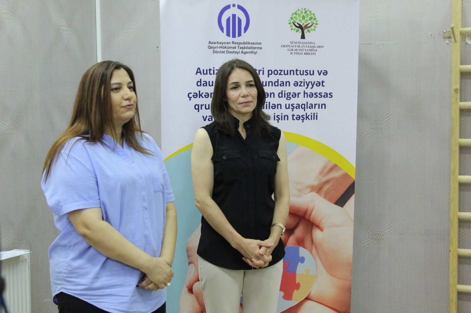 Autizmli uşaqlarla bağlı layihənin növbəti təlimi -  FOTO