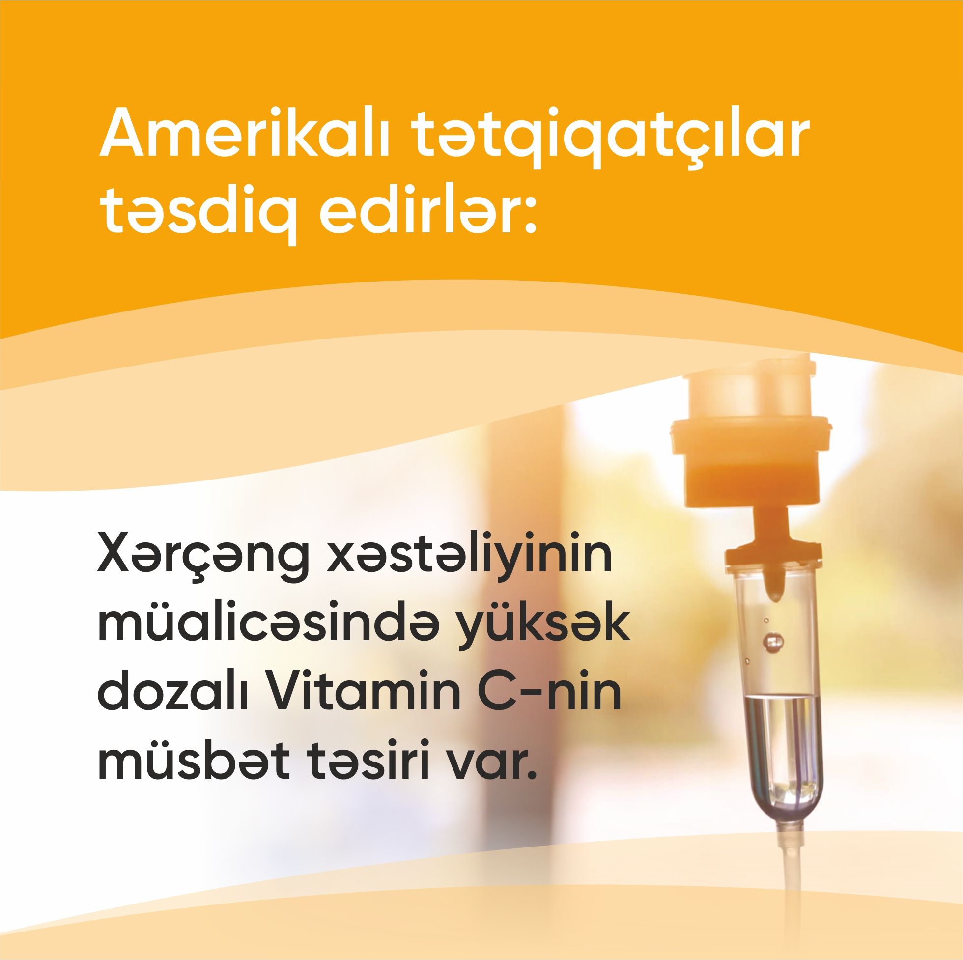 Xərçəng xəstəliyinin müalicəsində yüksəkdozalı Vitamin C effektivdir    -   Alimlər