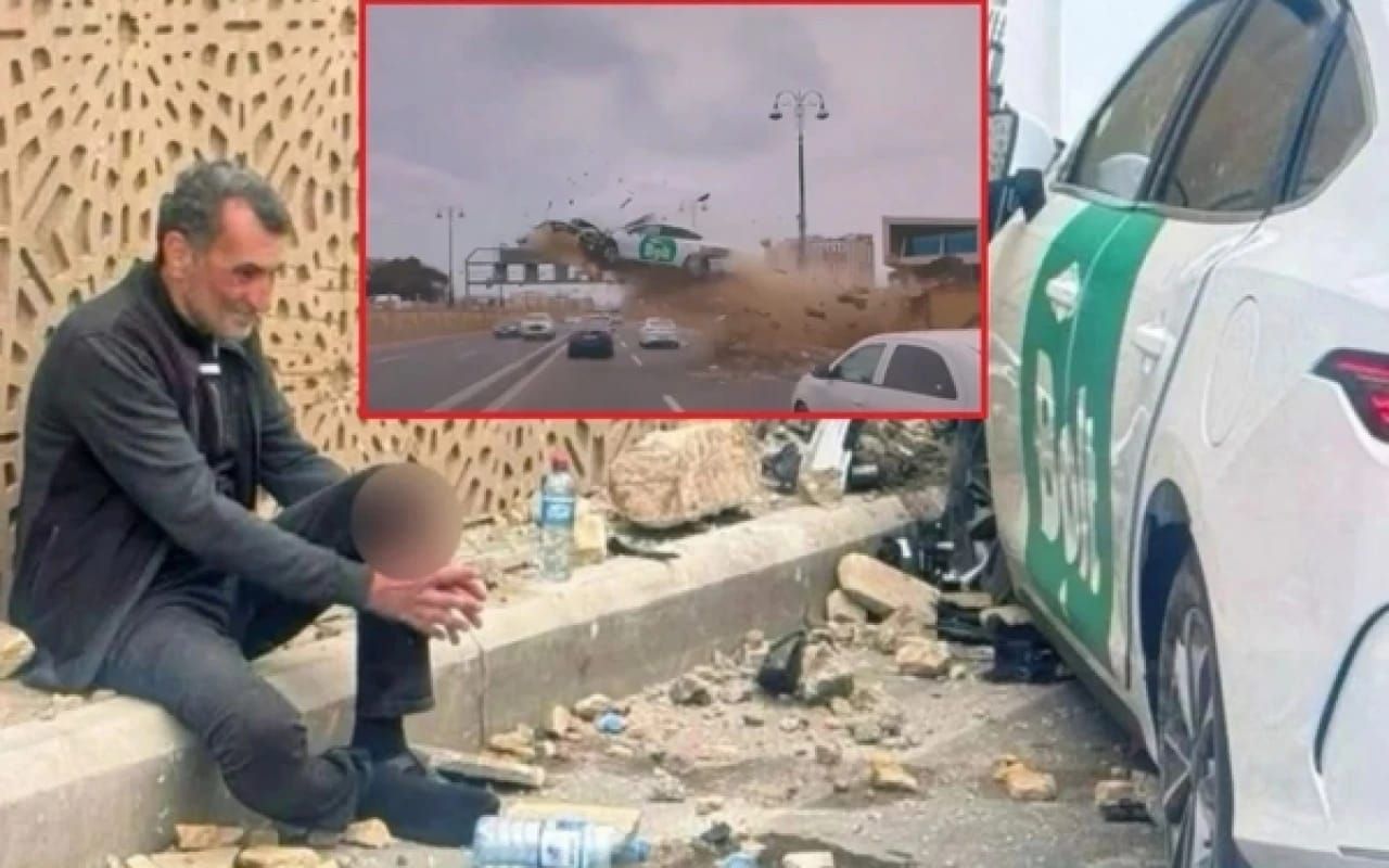 "Uçan taksi"nin sürücüsü  evə buraxıldı