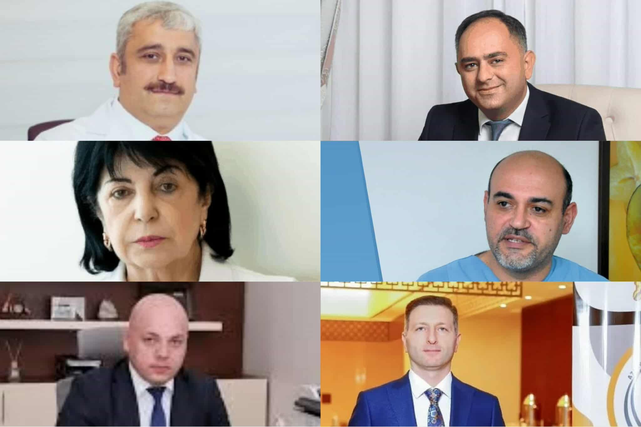 Ölkənin əsas özəl klinikalarının rəhbərləri  - Siyahı