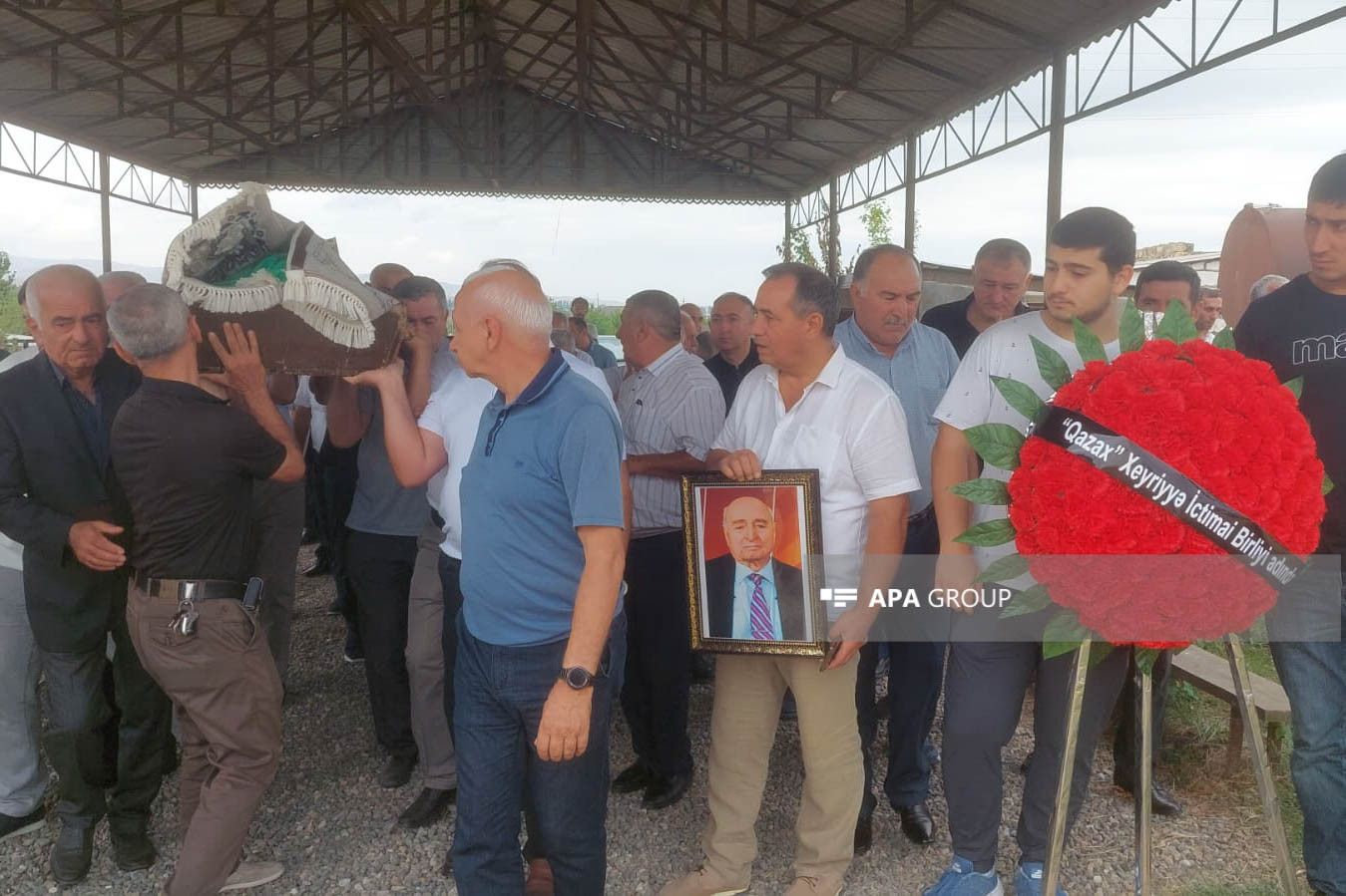 Vidadi Babanlı dəfn edildi -  FOTO