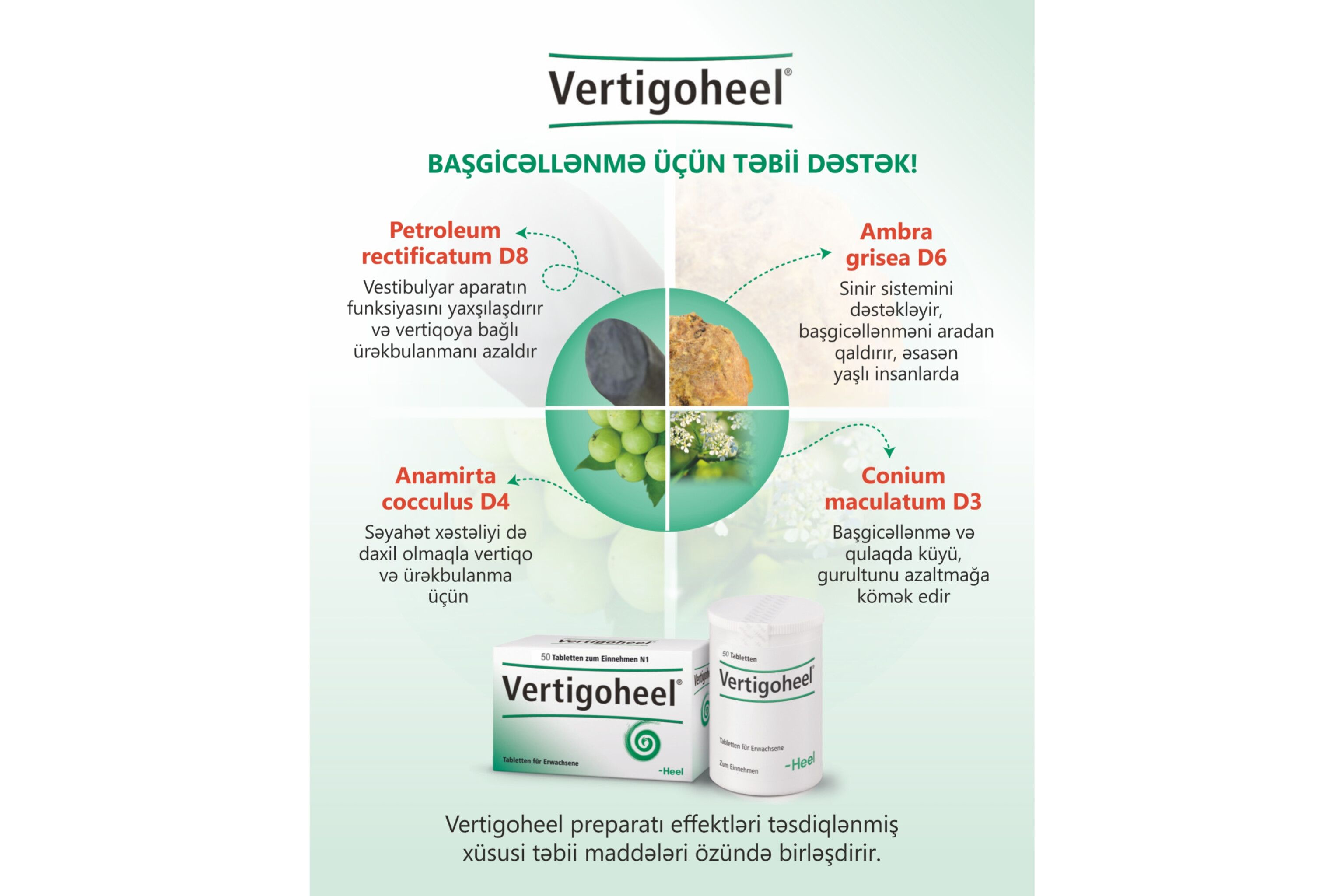 Vertigoheel -  Başgicəllənmə üçün 1№-li preparat!