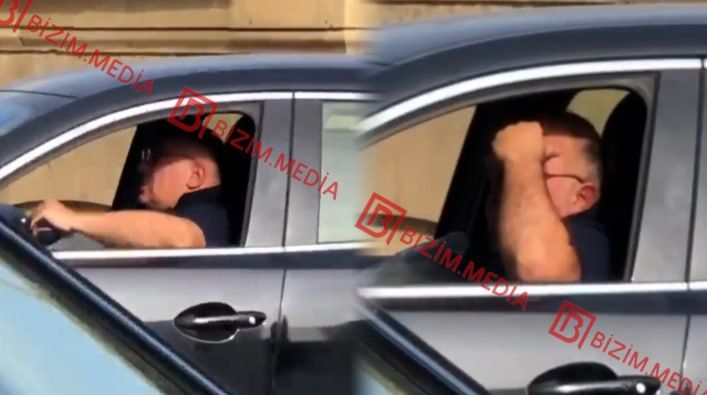 Cabir İmanovun evinin qarşısında Bəhram Bağırzadənin halı  psləşdi