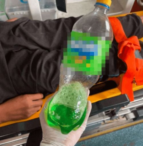 Qazlı içki əvəzinə tualet təmizləyici içdi  