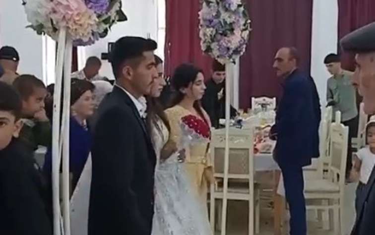 Əfsanənin yasa dönən toyundan görüntülər -  VİDEO