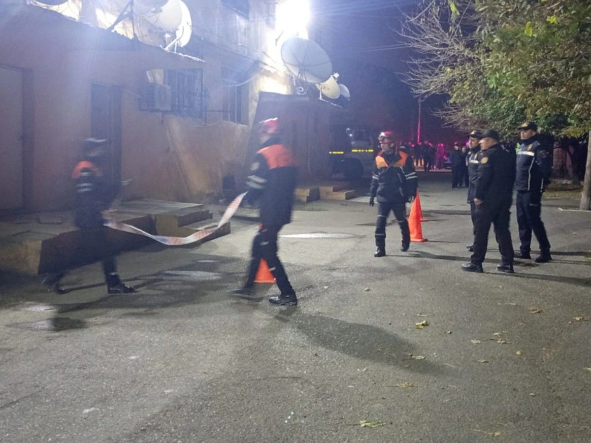 Goranboyda bina çökdü -  Yaralananların son durumu - FOTO