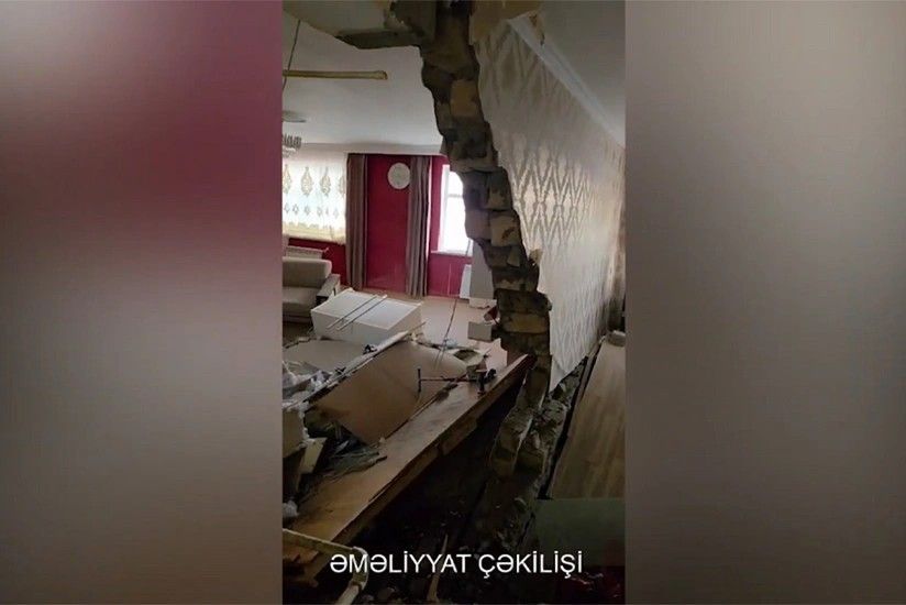 Goranboyda bina çökdü -  Yaralananların son durumu - FOTO