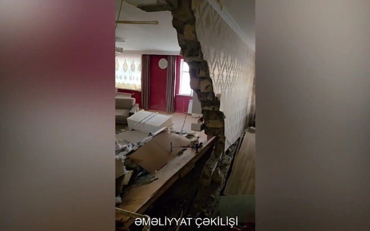 Goranboyda bina çökdü -  Yaralananların son durumu - FOTO