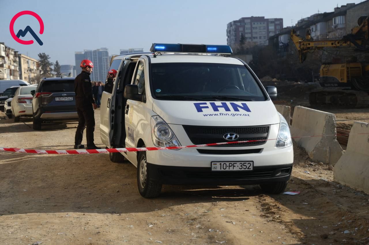 Bakıda partlayış olan ofisdən  FOTOLAR