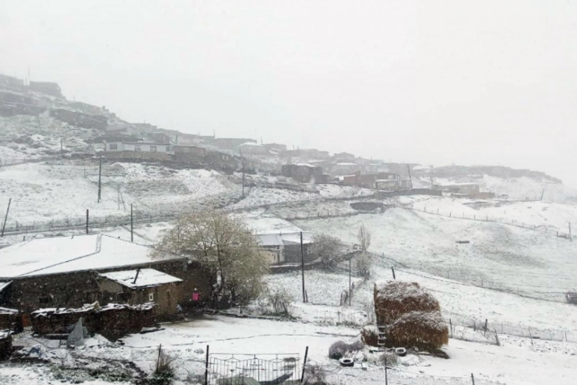 Qar yağıb -  Faktiki hava