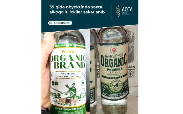 39 qida obyektində saxta alkoqollu içkilər aşkarlandı -  FOTO