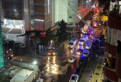 "Məlhəm hospital"da yanğın -  VİDEO