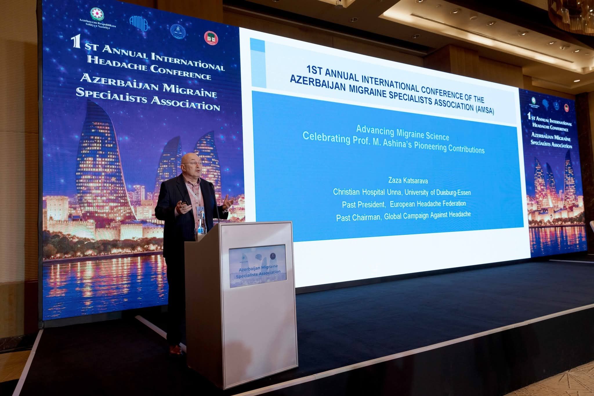 Azərbaycan Miqren Mütəxəssislərinin I illik Beynəlxalq Konfransı baş tutdu -  FOTO