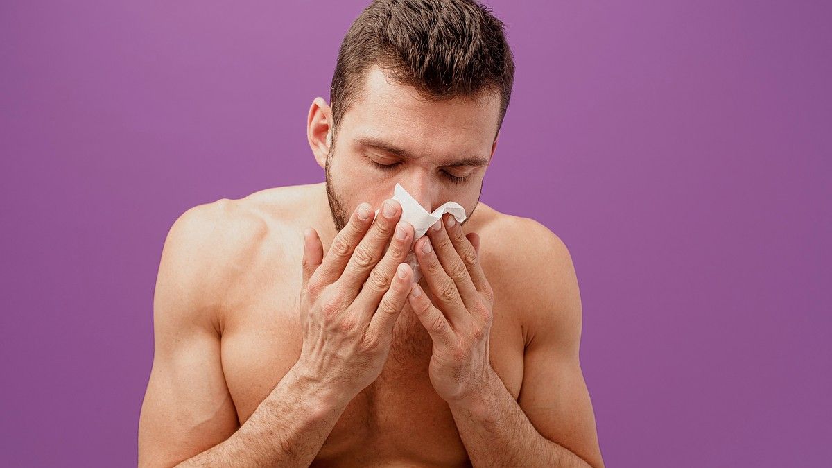 Kişi orqazma qarşı allergiyadan əziyyət çəkir 