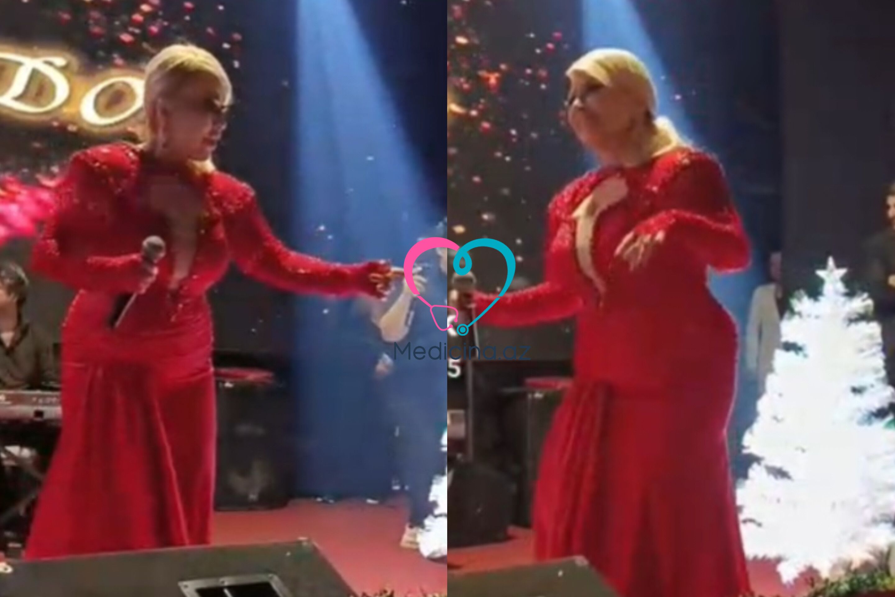 Mədəsini kiçildən Mətanət İsgəndərli yenə kökəldi -  VİDEO