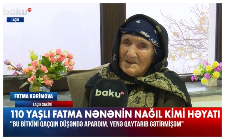 110 yaşlı Fatma nənənin nağıl kimi həyat hekayəsi -  VİDEO