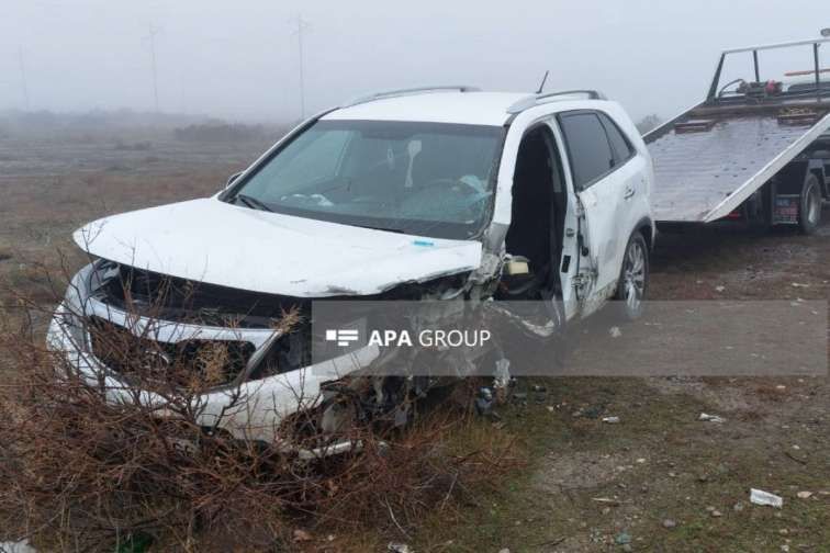 Hacıqabulda zəncirvari qəza –  5 nəfər yaralandı – FOTO