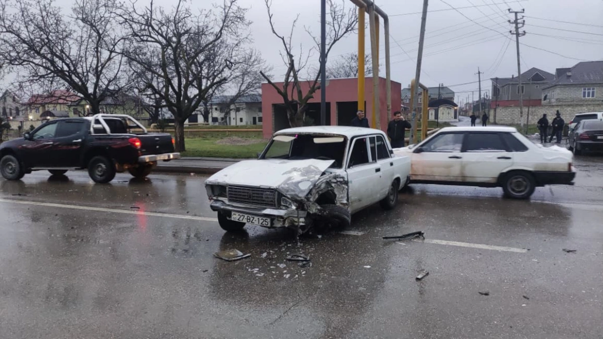 Xaçmazda zəncirvari qəza:  Xəsarət alan var - FOTO