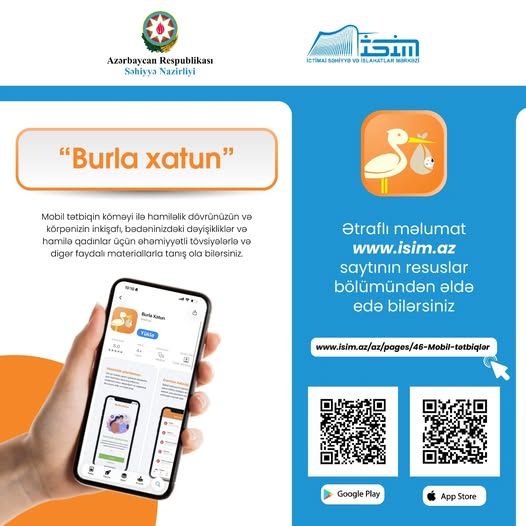 Azərbaycanda hamilələr üçün  “Burla xatun” tətbiqi yaradıldı