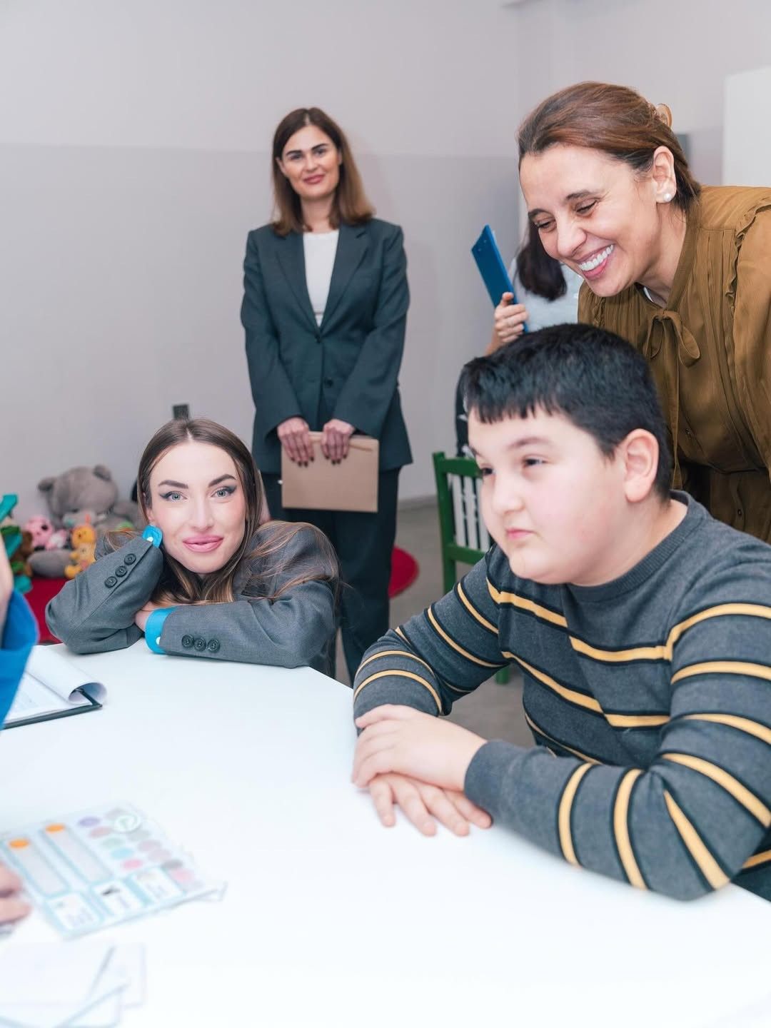 Alena Əliyeva Auitizm Mərkəzində -  FOTO