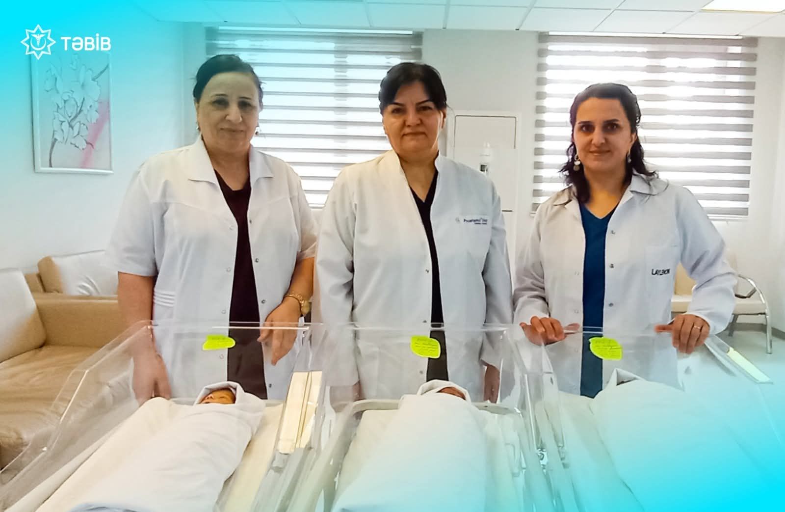 Masallı Rayon Mərkəzi Xəstəxanasında üçəm dünyaya gəldi -  FOTO