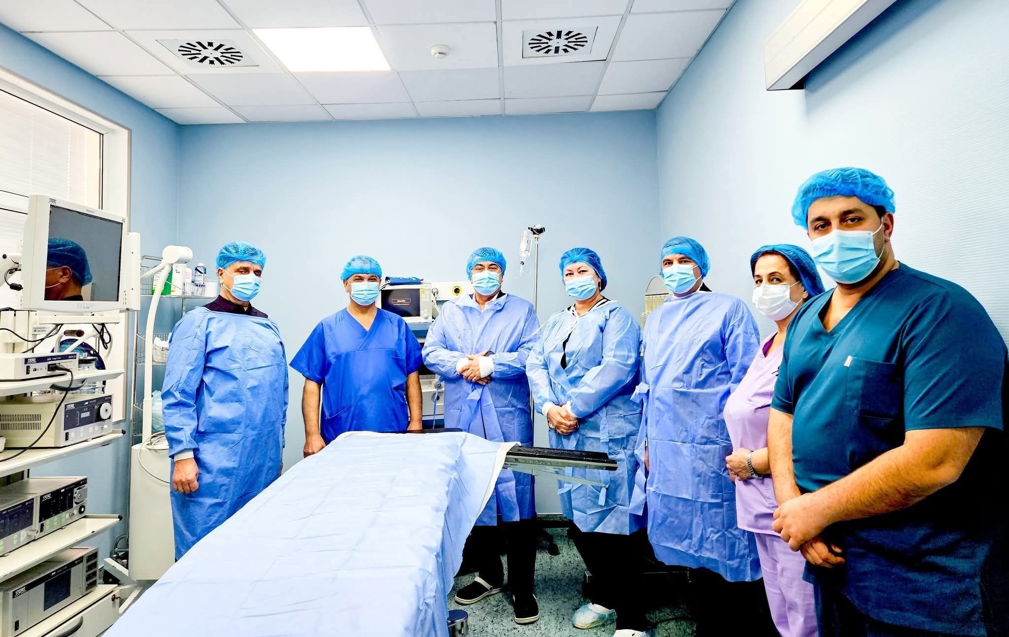 Mərkəzi Neftçilər Xəstəxanasında yeni əməliyyatxana istifadəyə verildi -  FOTO