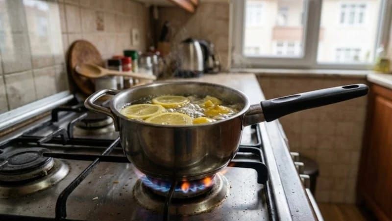 Qızartma qoxusunu aradan qaldıran  üsul -  Bir neçə dilim limon kifayətdir