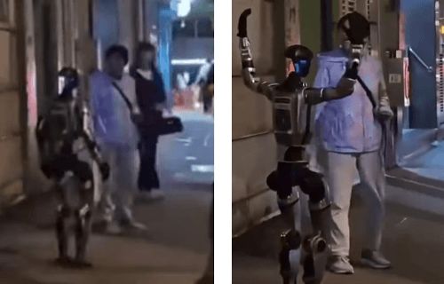 Yaşlı qadına “sataşan”  robot    saxlanıldı
